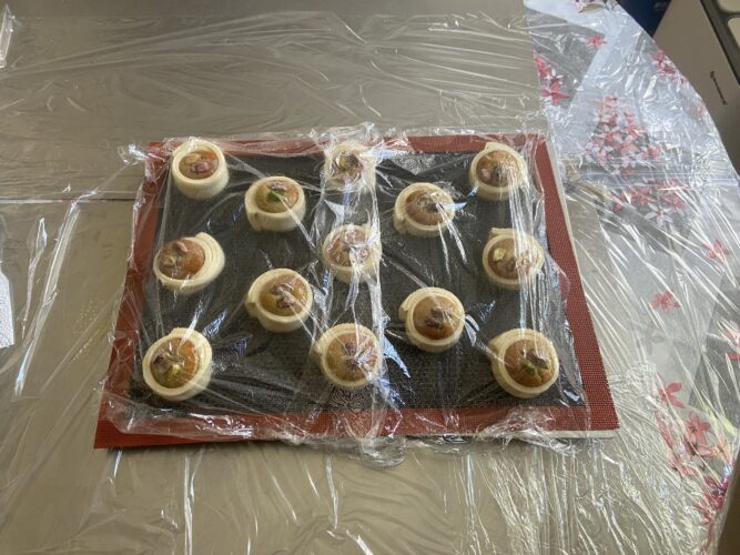 cuore pistacchio financier croissant