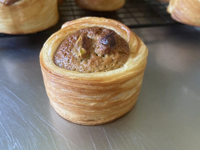 cuore pistacchio financier croissant