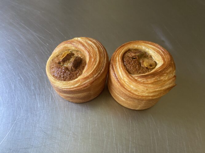 cuore pistacchio financier croissant
