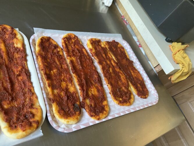 lingue pizza rosse