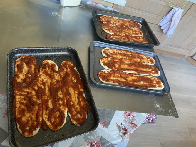 lingue pizza rosse