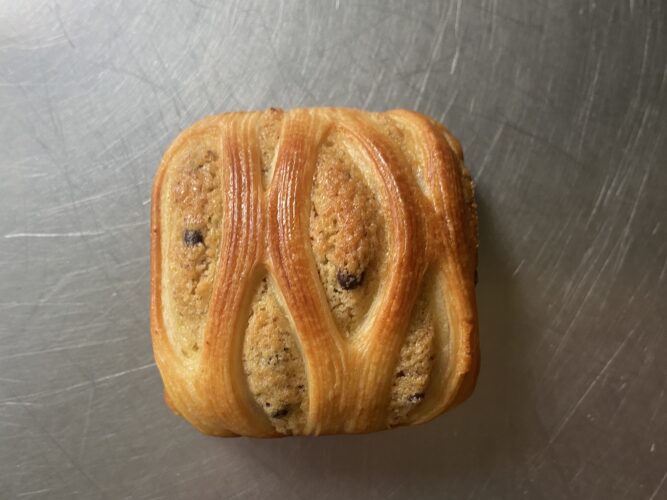 micro fagottino croissant nocciole e cioccolato