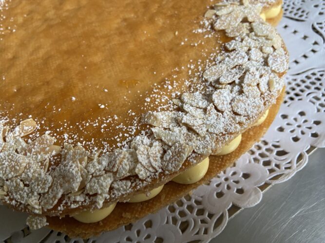 millefoglie colomba di pasqua
