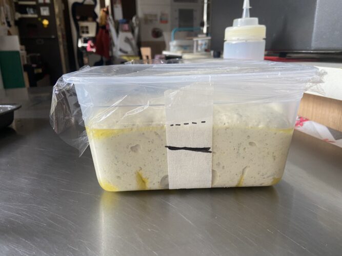 focaccia aromi alta idratazione