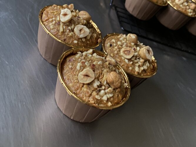 mini cake carote nocciole