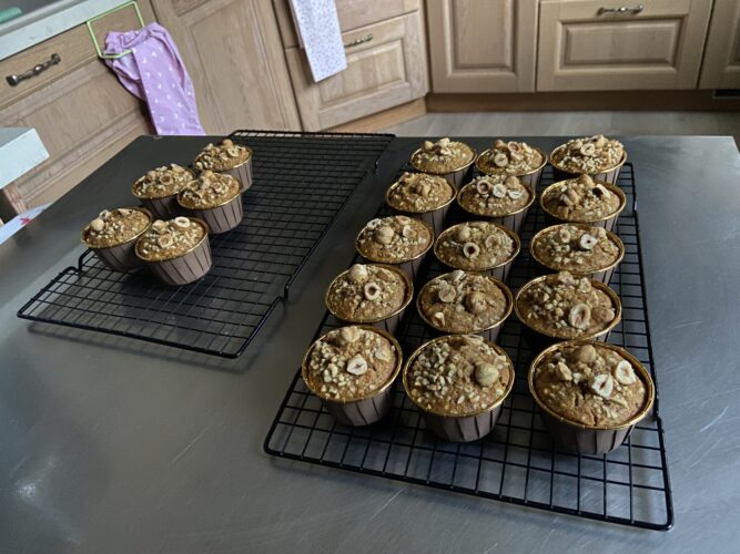 mini cake carote nocciole