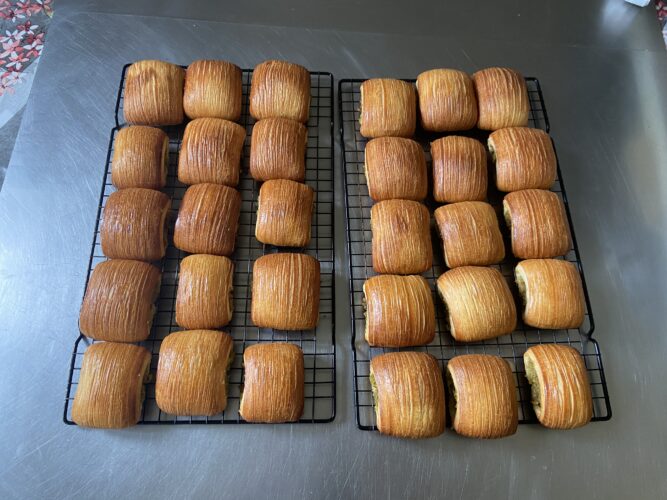 pain suisse pistacchio lampone