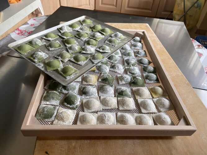 ravioli agli spinaci