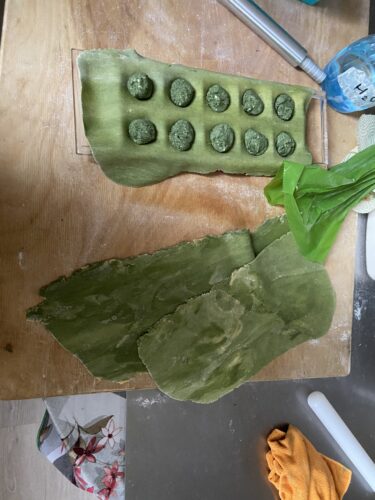 ravioli agli spinaci