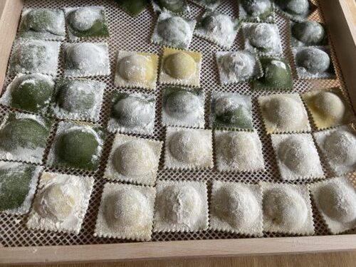 ravioli agli spinaci