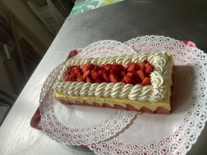 fraisier rettangolare