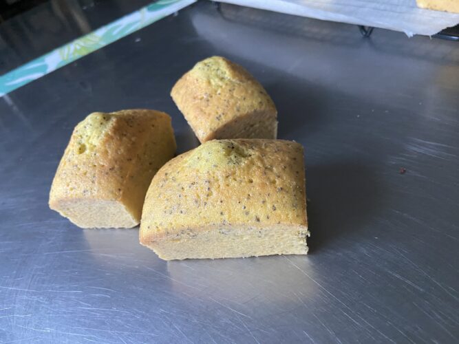 mini plum cake limone semi papavero