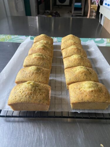 mini plum cake limone semi papavero