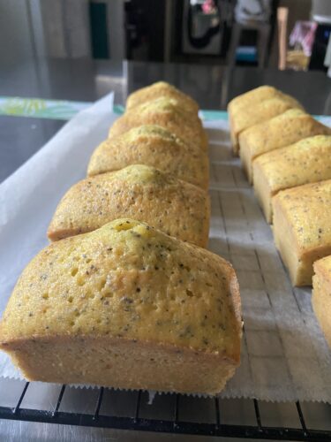 mini plum cake limone semi papavero