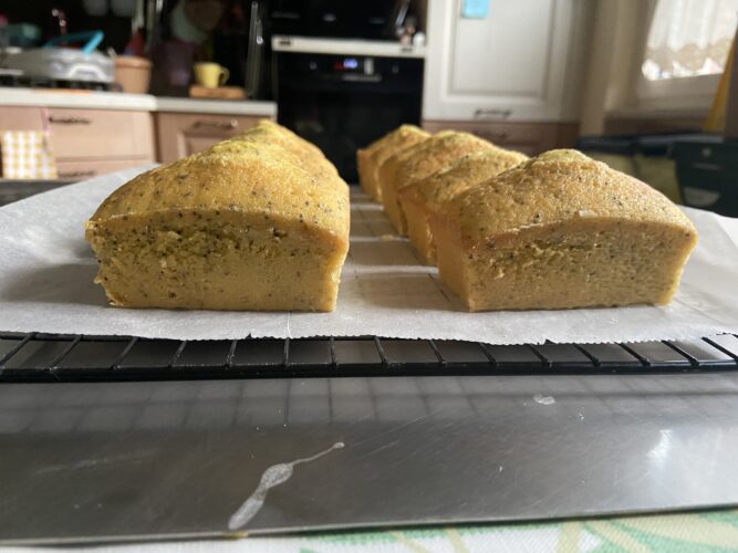 mini plum cake limone semi papavero