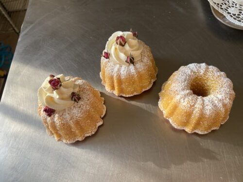 mini bundt panna vaniglia