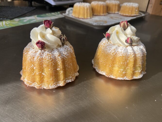 mini bundt panna vaniglia