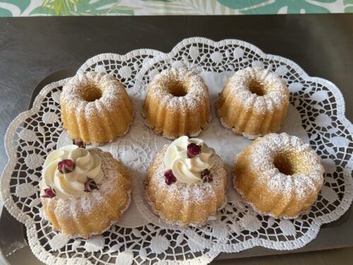 mini bundt panna vaniglia