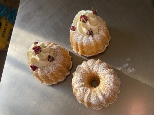 mini bundt panna vaniglia