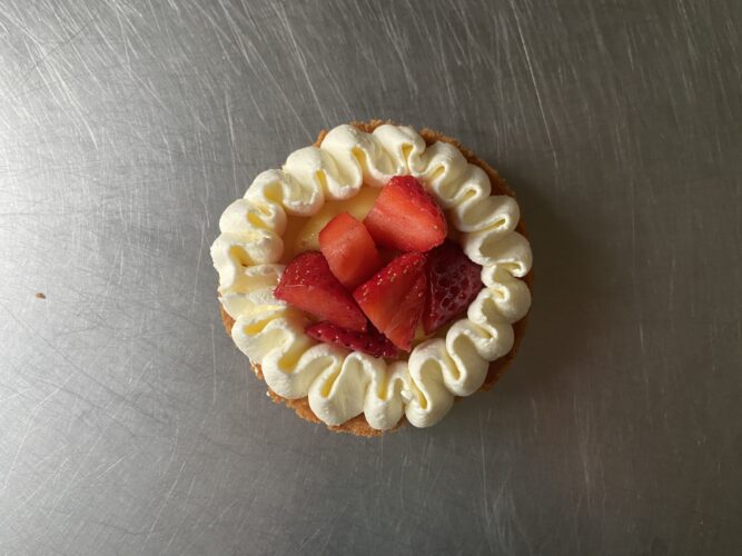 mini tart easy fragole