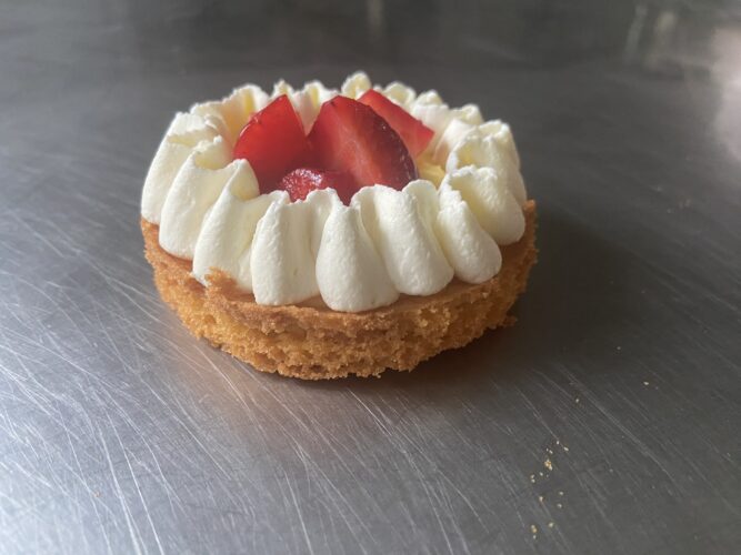 mini tart easy fragole