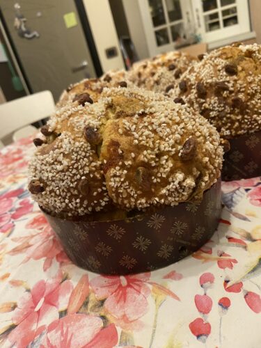 soffioni pistacchio albicocca frutti rossi grandi lievitati