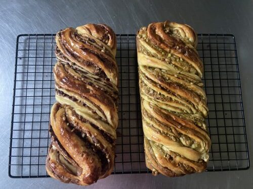 babka dolce pistacchio e nocciole