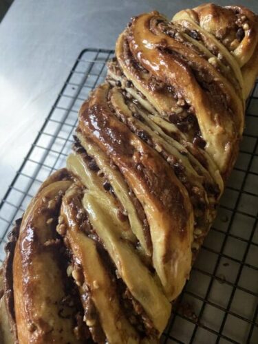 babka dolce pistacchio e nocciole
