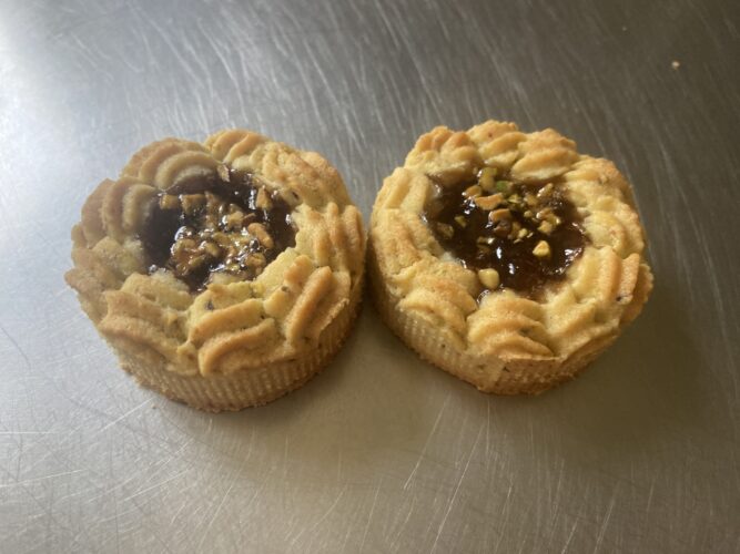 crostatine mignon pistacchio fragola