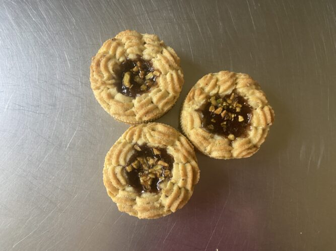 crostatine mignon pistacchio fragola