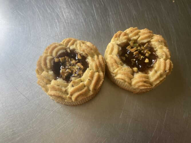 crostatine mignon pistacchio fragola