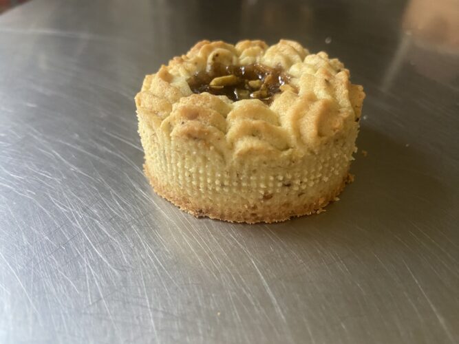 crostatine mignon pistacchio fragola