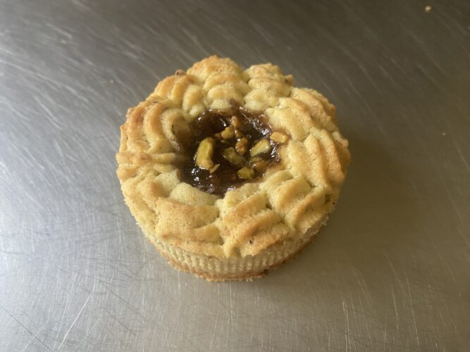 crostatine mignon pistacchio fragola