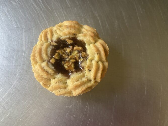 crostatine mignon pistacchio fragola