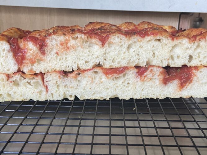 focaccia rosso pomo 80 idratazione