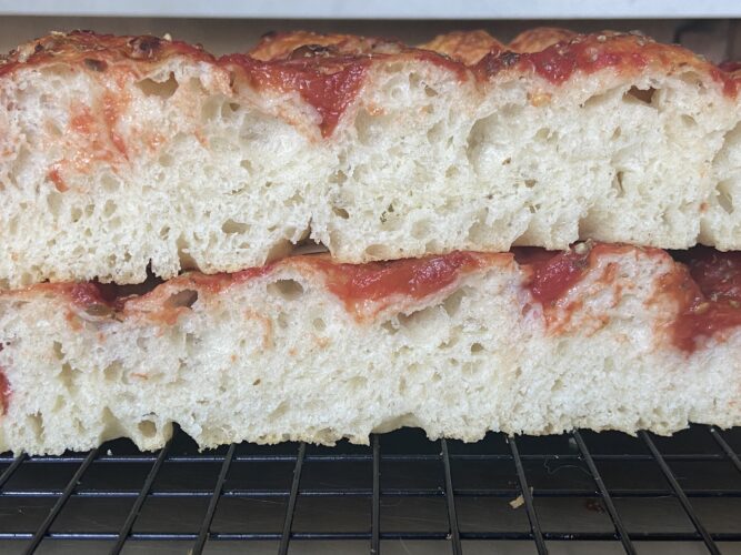 focaccia rosso pomo 80 idratazione
