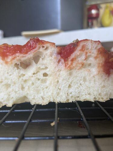 focaccia rosso pomo 80 idratazione