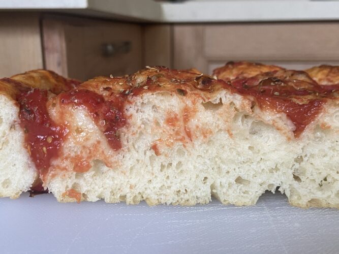 focaccia rosso pomo 80 idratazione