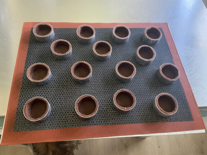 mignon tart cioccolato