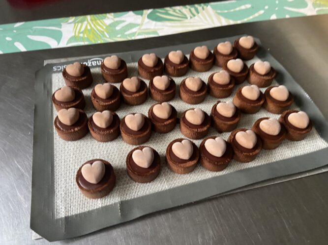 mignon tart cioccolato