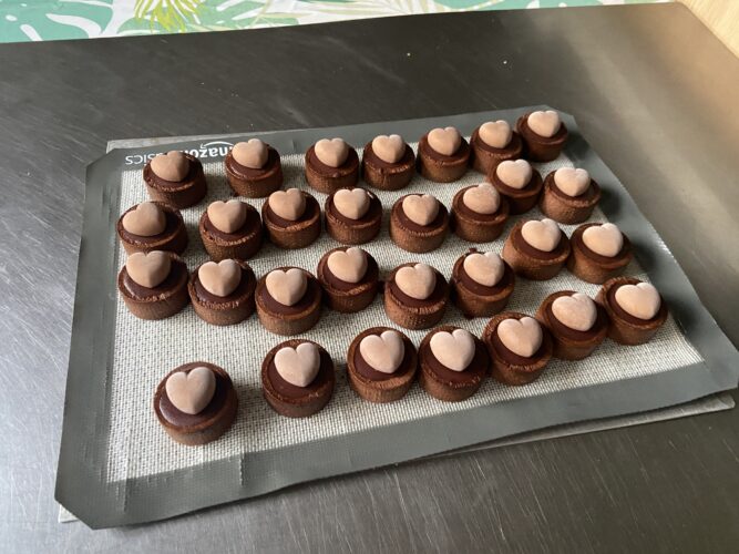 mignon tart cioccolato