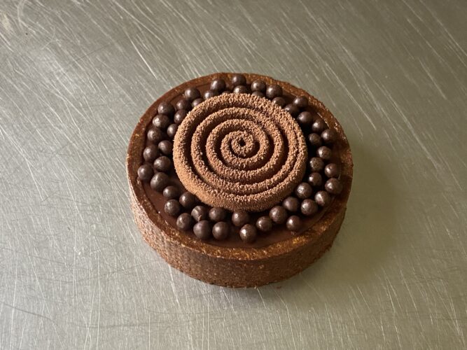 mini tart cioccolato