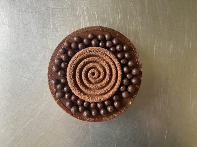 mini tart cioccolato