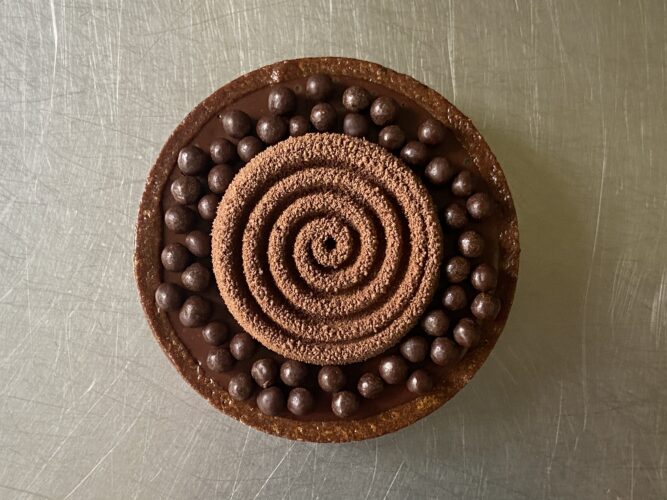 mini tart cioccolato