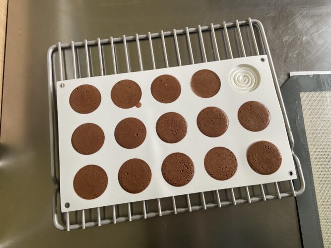 mini tart cioccolato