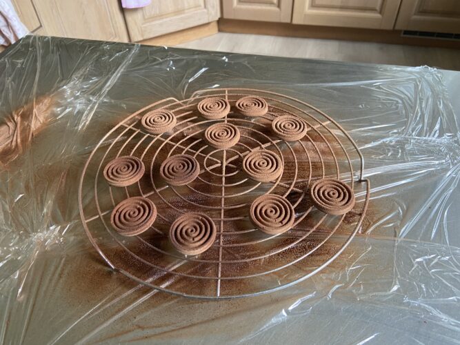 mini tart cioccolato