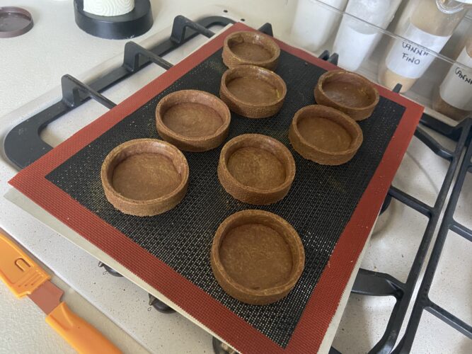 mini tart tutto cioccolato