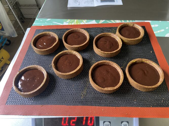 mini tart tutto cioccolato