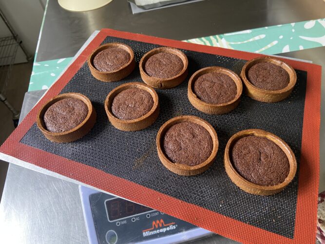 mini tart tutto cioccolato