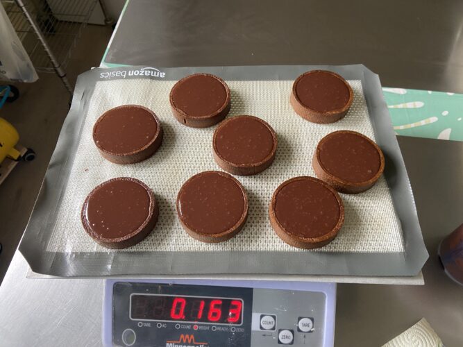 mini tart tutto cioccolato